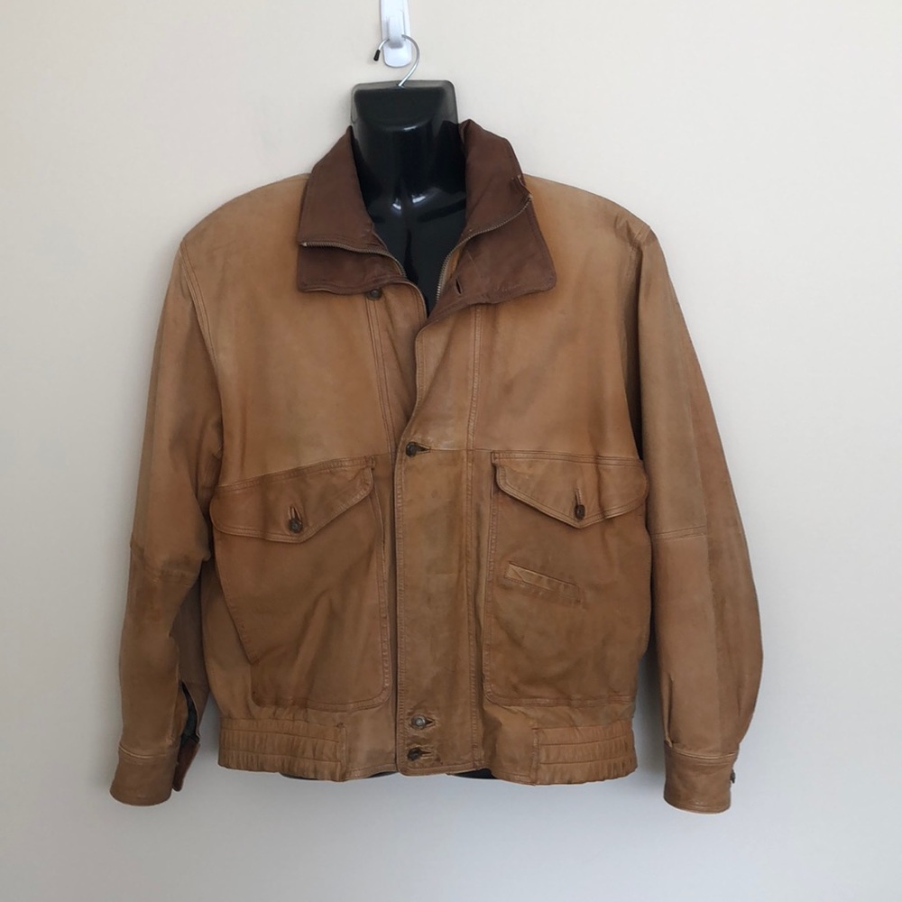 Men’s Valentino leather jacket